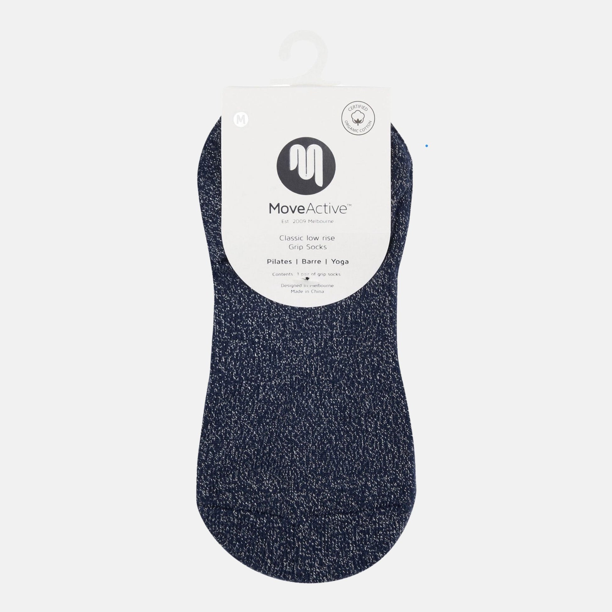 Classic Low Rise Grip Socks - Starry Sparkle – Reformer Lab